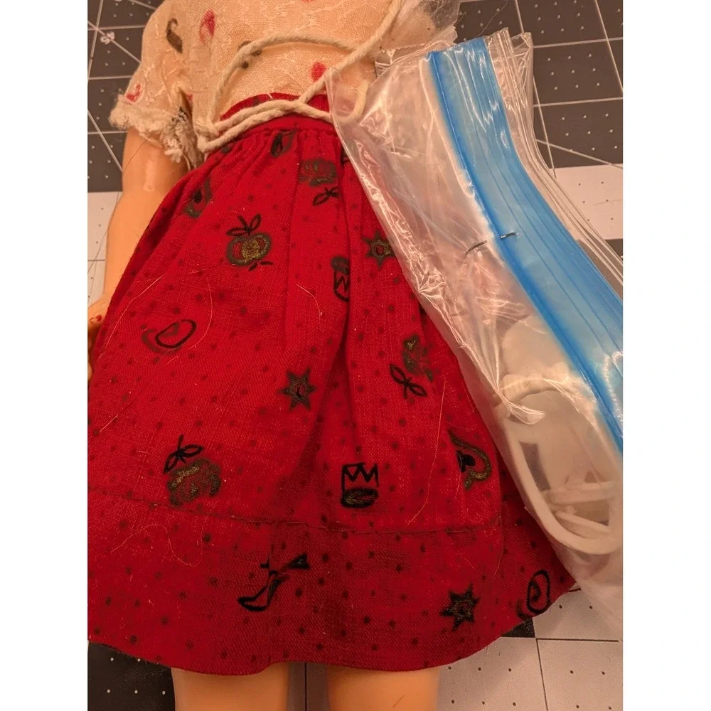 Sleepy blue eye Red hair 18 inch fashion doll 50's 60s x marked on butt w/ heels